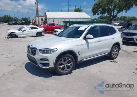 2020 BMW X3 xDrive30I z USA, uszkodzony, nr VIN 5UXTY5C01LLT34862